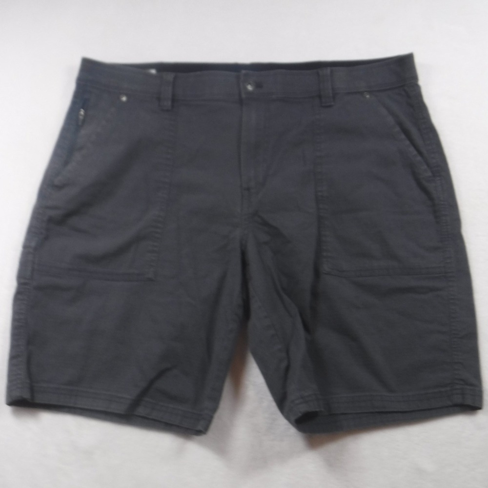 Weatherproof Vintage Mens Ink Blue Ripstop Utility Shorts Size 38 Gorpcore Work